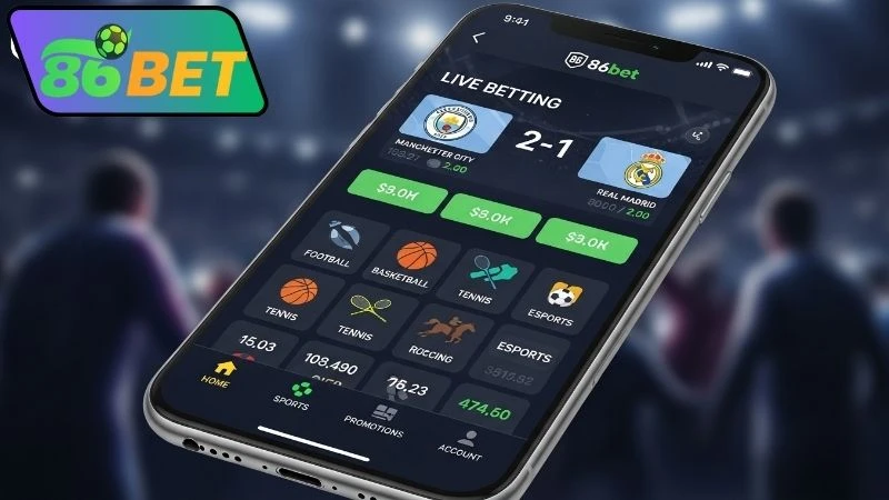 Hướng dẫn sử dụng app cược 86bet