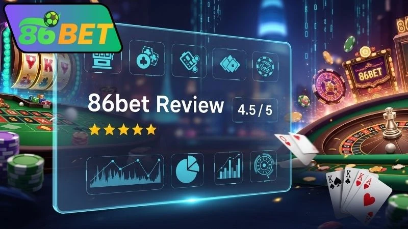 Đánh giá 86bet: Trải nghiệm chơi tại 86bet