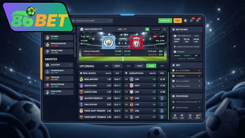 Ưu điểm tỷ lệ kèo 86bet